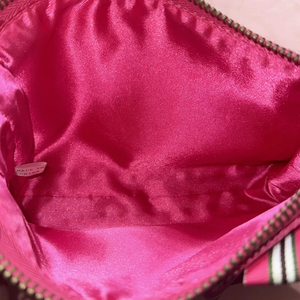 VINTAGE MAGENTA HOT PINK GOLDIE LIMITED EDITION MAKEUP‎ BAG CLUTCH